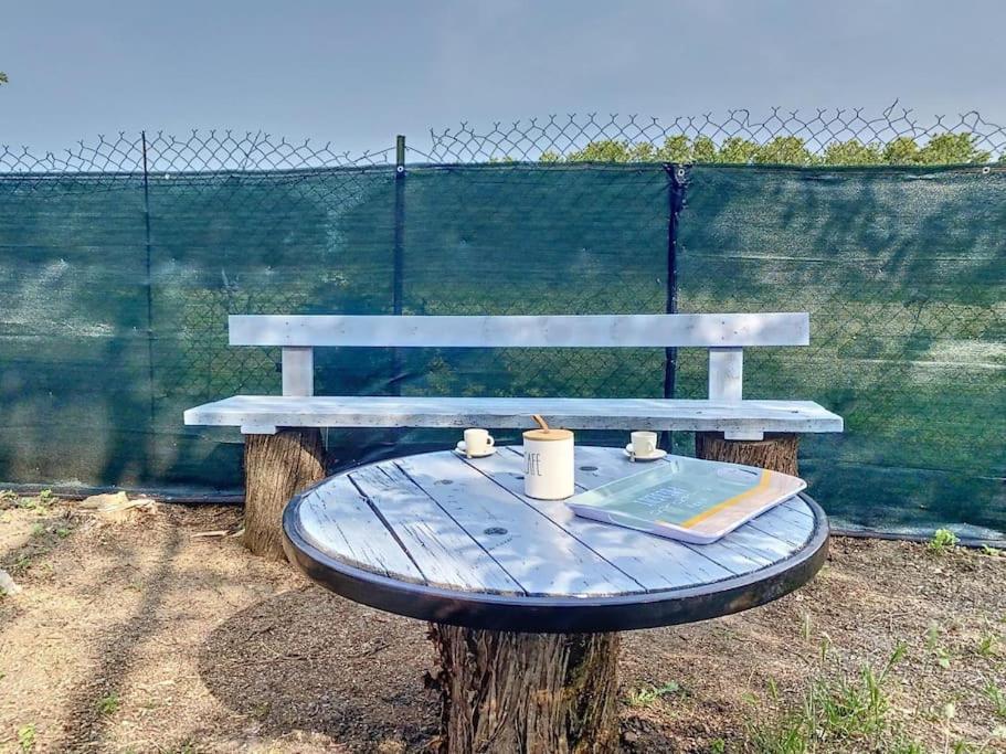 Les Penates Du Pastel - Jardin & Terrasse Lägenhet Villefranche-de-Lauragais Exteriör bild